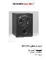 Dynaudio Speaker BX30 owners manual user guide