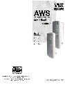 Earthquake Sound Speaker AWS-502 owners manual user guide
