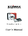 Edimax Technology Network Router Wireless Broadband Router owners manual user guide