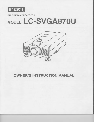 Eiki Projector LC-SVGA870U owners manual user guide