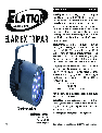 Elation Professional DJ Equipment DMX Programmer owners manual user guide