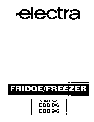 Electra Accessories Freezer EBD 8/6 owners manual user guide