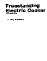 Electrolux Cooktop FH 64.1GD owners manual user guide