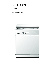 Electrolux Dishwasher 50610 owners manual user guide