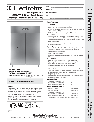 Electrolux Refrigerator 726485 owners manual user guide