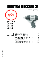Elektra Beckum Impact Driver SR 1500 owners manual user guide