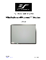 Elite Screens Projector Accessories WhiteBoardScreen owners manual user guide