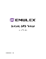 Emulex Power Screwdriver LP1150-F4 owners manual user guide