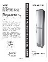 Equator Refrigerator CRF 1200 B owners manual user guide