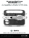 Eton Weather Radio ARCFR360WXR RED owners manual user guide