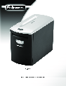 Fellowes Chipper T580C owners manual user guide