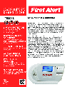First Alert Carbon Monoxide Alarm GCO1B owners manual user guide