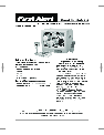 First Alert Home Security System FAS-124 owners manual user guide
