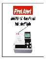 First Alert Portable Radio WX-167 owners manual user guide