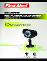 First Alert Security Camera S20CVL owners manual user guide