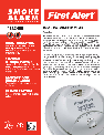 First Alert Smoke Alarm SA340B owners manual user guide