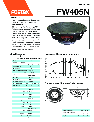 Fostex Portable Speaker FW405N owners manual user guide