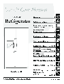 Frigidaire Refrigerator Side by Side Regrigerator owners manual user guide