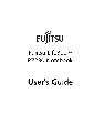 Fujitsu Laptop P7230 owners manual user guide