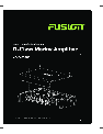 Fusion Car Amplifier MS-DA51600 owners manual user guide
