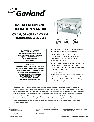 Garland Griddle CG-48F owners manual user guide