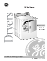 GE Clothes Dryer DBLR333ET owners manual user guide