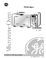 GE Microwave Oven JES1144WY owners manual user guide