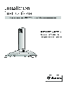 GE Monogram Ventilation Hood ZXR8510 owners manual user guide