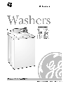 GE Washer 175D1807P270 owners manual user guide
