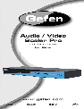 Gefen Stereo Receiver EXT-GSCALER-PRO owners manual user guide