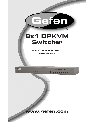 Gefen Switch EXT-DPKVM-841 owners manual user guide