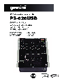 Gemini DJ Equipment PS-626X owners manual user guide
