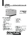 Generac Portable Generator QT030 owners manual user guide
