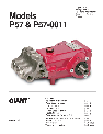 Giant Water Pump P57 owners manual user guide