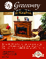 Greenway Home Products Indoor Fireplace GEF257OK owners manual user guide
