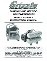 Grizzly Air Compressor H4517 owners manual user guide
