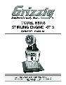 Grizzly Lathe H8103 owners manual user guide