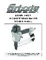 Grizzly Nail Gun H5527 owners manual user guide