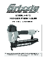 Grizzly Nail Gun H6143 owners manual user guide
