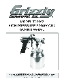 Grizzly Paint Sprayer T23092 owners manual user guide