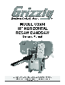 Grizzly Saw G0504 owners manual user guide