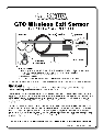GTO Stud Sensor GTO owners manual user guide