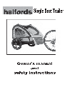 Halfords Bicycle Accessories Bicycle Accessories owners manual user guide