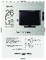 Hitachi Flat Panel Television L26D205 owners manual user guide