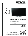 Hitachi Flat Panel Television UT32X802 owners manual user guide