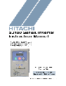 Hitachi Power Supply SJ100 owners manual user guide