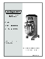 Hobart Mixer HL1400 owners manual user guide