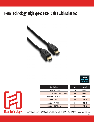 Hosa Technology TV Cables HDMC-400 owners manual user guide