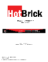 HotBrick Network Router VPN 800/8 F owners manual user guide