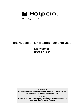 Hotpoint Dishwasher BFI 680 owners manual user guide